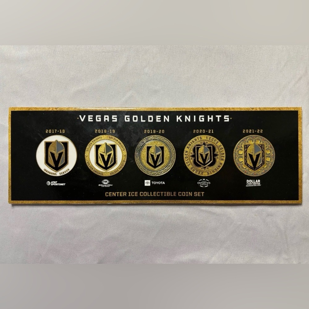 NIP VGK 5 Gold Collectible Coins FULL SET - HTF RARE - tk